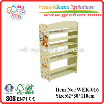 2014 new wooden book shelf for children ,popular wooden book shelf for preschool ,hot sale book shelf for preschool